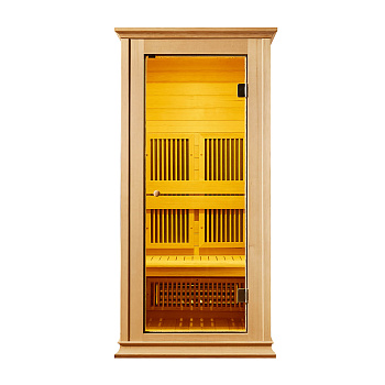 Инфракрасная сауна Mexda WS-1701SR красный кедр 1000*1000*2000